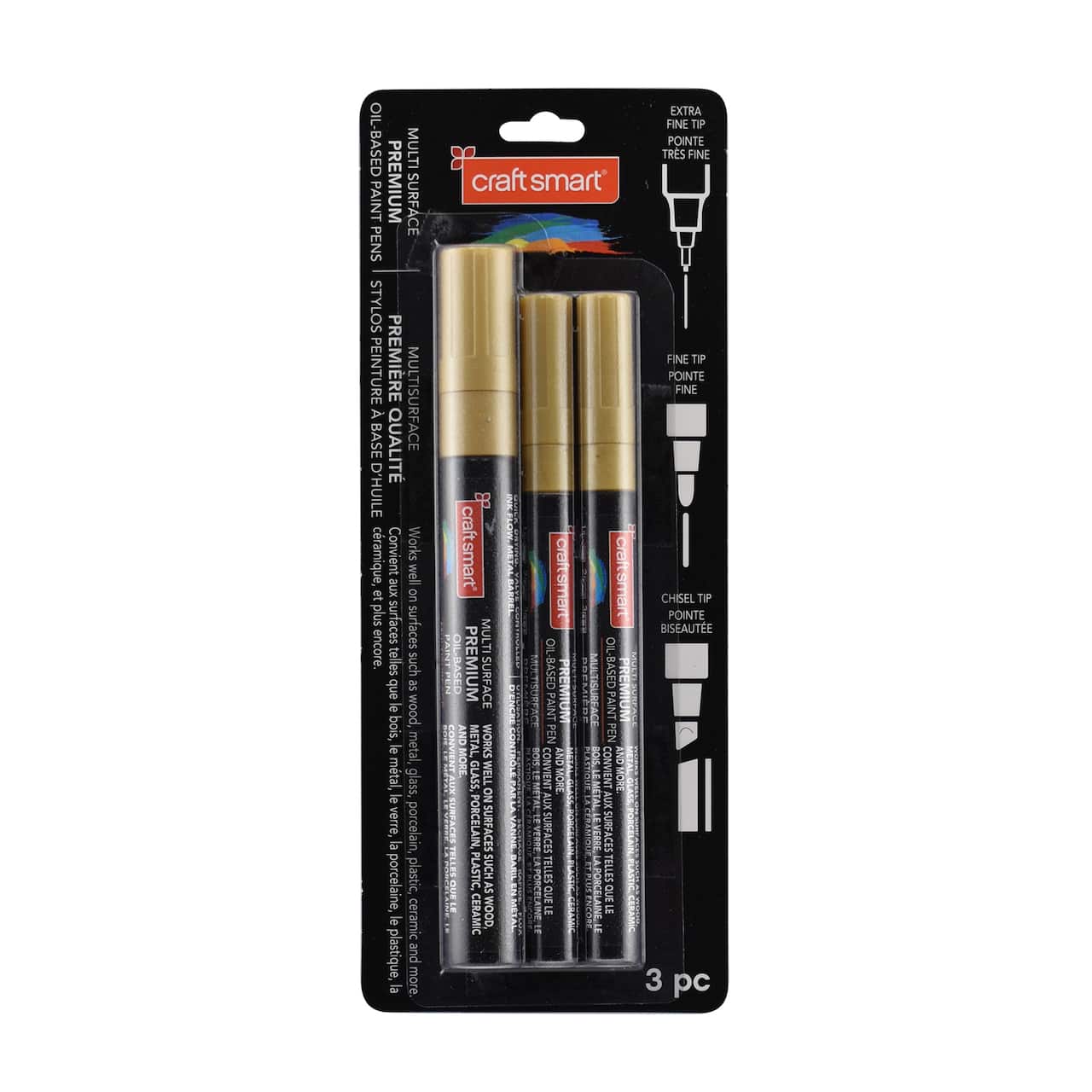 6 Packs: 3 ct. (18 total) Premium Oil-Based Paint Pens by Craft Smart®